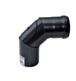 C CURVA A 90 P/STUFA A PELLET C/ISPEZ D 8 CM