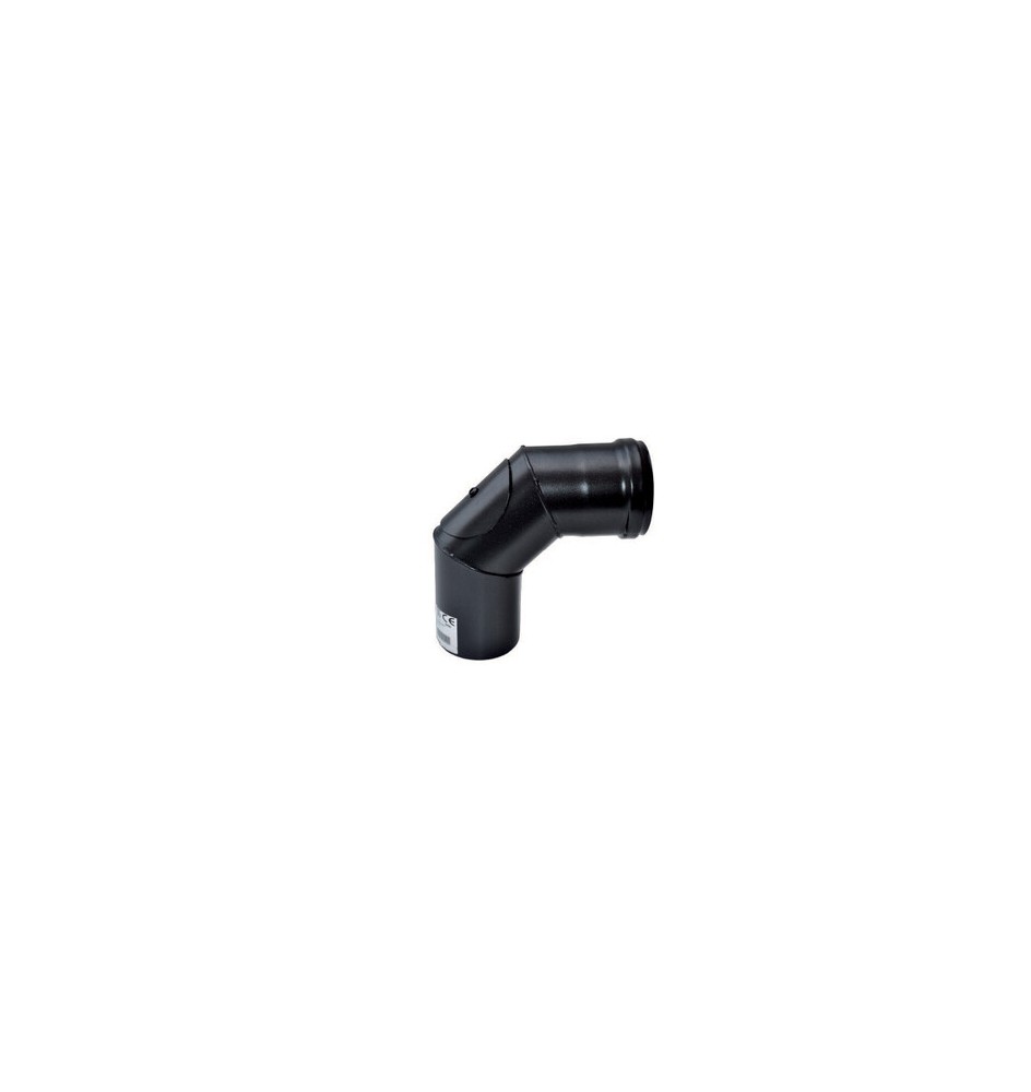 C CURVA A 90 P/STUFA A PELLET C/ISPEZ D 10 CM