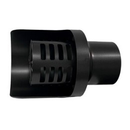 C TERMINALE INOX ORIZZONTALE VERNIC D 8 CM
