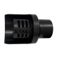 C TERMINALE INOX ORIZZONTALE VERNIC D 8 CM