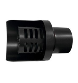 C TERMINALE INOX ORIZZONTALE VERNIC D 10 CM