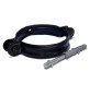 C COLLARE C/TASSELLO P/STUFA A PELLET D 8 CM