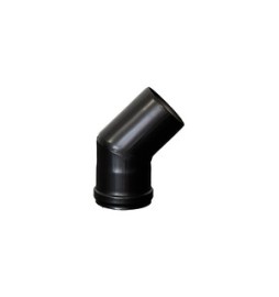 C CURVA A 45 P/STUFA A PELLET MF D 8 CM