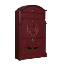 C CASSETTA POSTALE REGIA ROSSO 3003 25,5X9X41CM