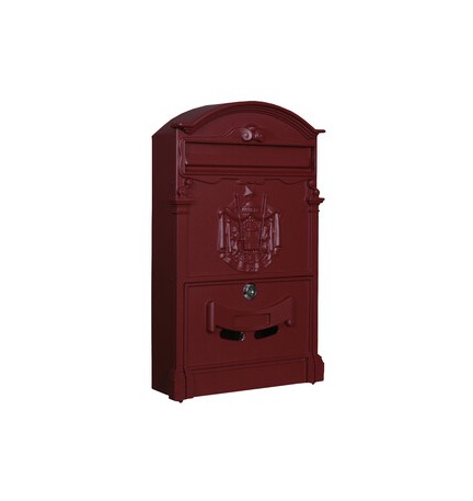 C CASSETTA POSTALE REGIA ROSSO 3003 25,5X9X41CM