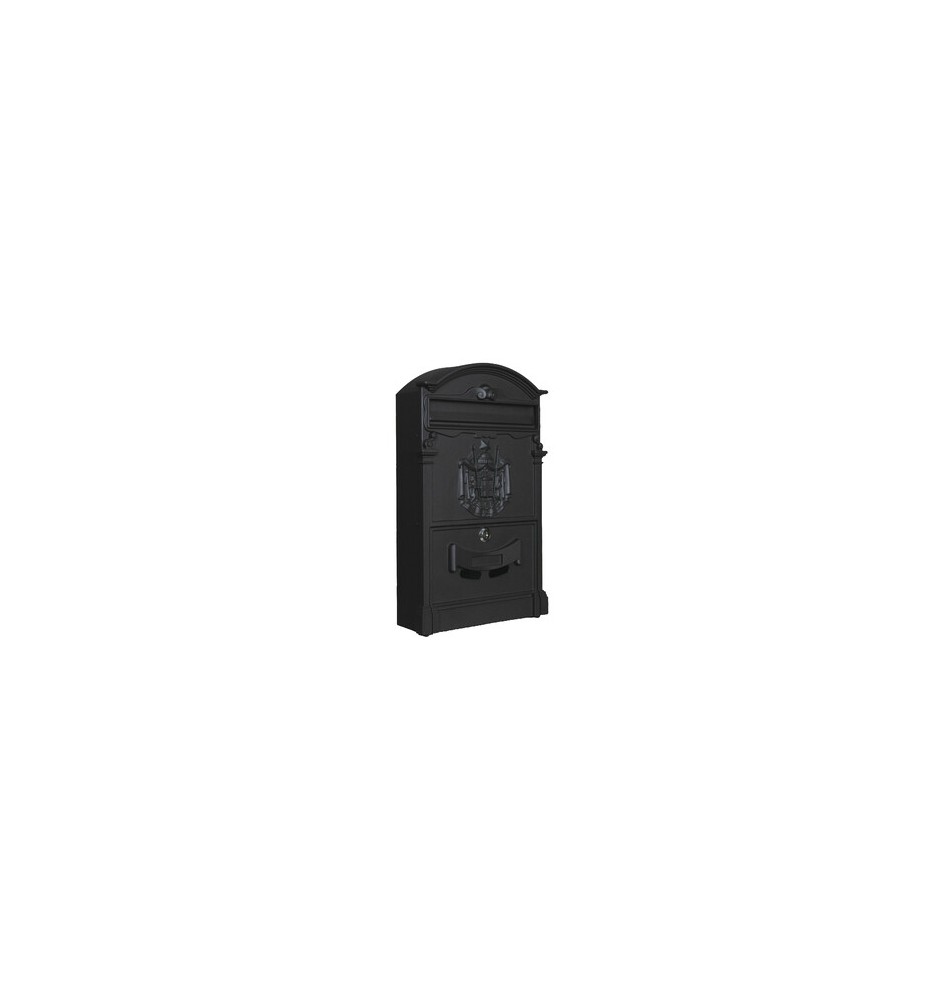C CASSETTA POSTALE REGIA NERO 9005 25,5X9X41CM