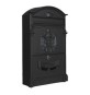 C CASSETTA POSTALE REGIA NERO 9005 25,5X9X41CM