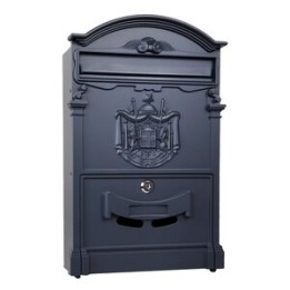 C CASSETTA POSTALE REGIA ANTRACITE 7016 25.5X9X41CM