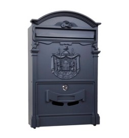 C CASSETTA POSTALE REGIA ANTRACITE 7016 25.5X9X41CM