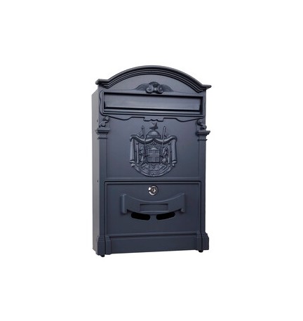 C CASSETTA POSTALE REGIA ANTRACITE 7016 25.5X9X41CM