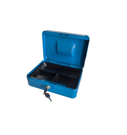 C CASSETTA PORTAVALORI BLU 5015 20X16X9CM