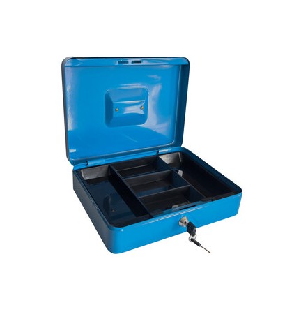 C CASSETTA PORTAVALORI BLU 5015 25X18X9CM