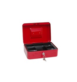C CASSETTA PORTAVALORI ROSSO 3003 25X18X9CM