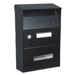 C CASSETTA POSTALE AUSTRIA NERO 9005 21.5X10.5X32CM
