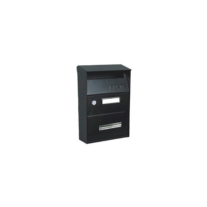 C CASSETTA POSTALE AUSTRIA NERO 9005 21.5X10.5X32CM