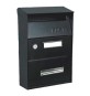C CASSETTA POSTALE AUSTRIA NERO 9005 21.5X10.5X32CM