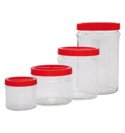 VASO IN VETRO PER ALIMENTI 'ORTES' Ø 140 mm - lt 1