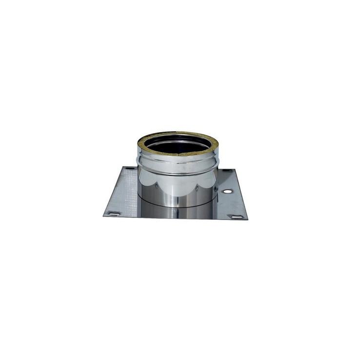 C PIASTRA DI BASE INOX DOP PARETE D 8/13 CM
