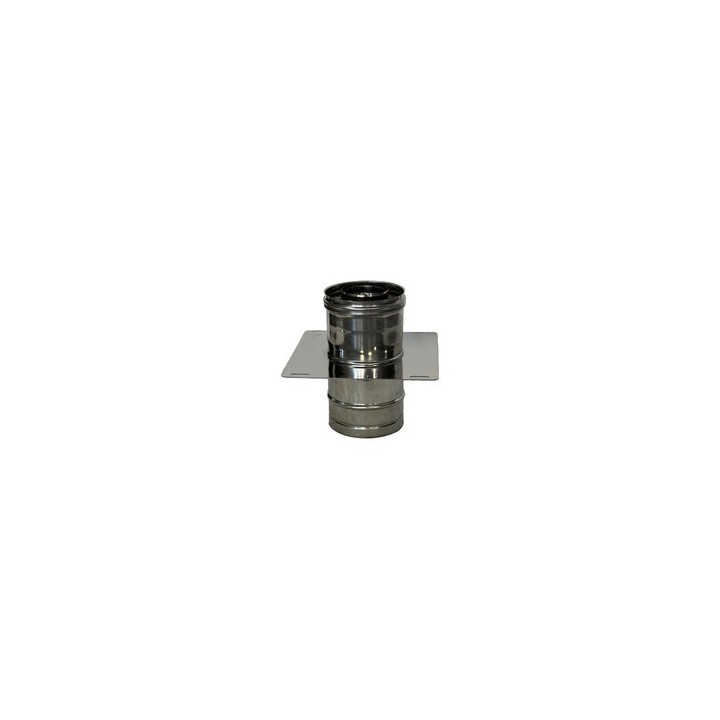 C PIASTRA INTERMEDIA INOX DOP PARETE D20/25CM
