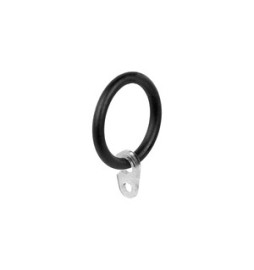 ANELLO IN METALLO D 20 CONF. 8 PZ NERO