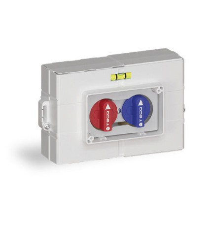 KIT CON DOPPIA INTERCETTAZIONE DA INCASSO K4.0 DN 15 1/2