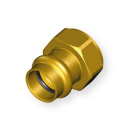RACCORDO A PRESSARE CODOLO+DADO CD11 TC 3/4 x D. 15mm