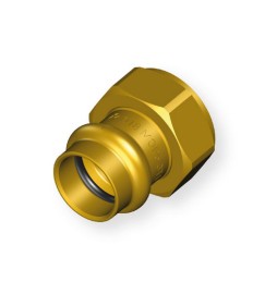 RACCORDO A PRESSARE CODOLO+DADO CD11 TC 3/4 x D. 15mm