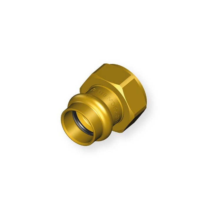 RACCORDO A PRESSARE CODOLO+DADO CD11 TC 3/4 x D. 18mm
