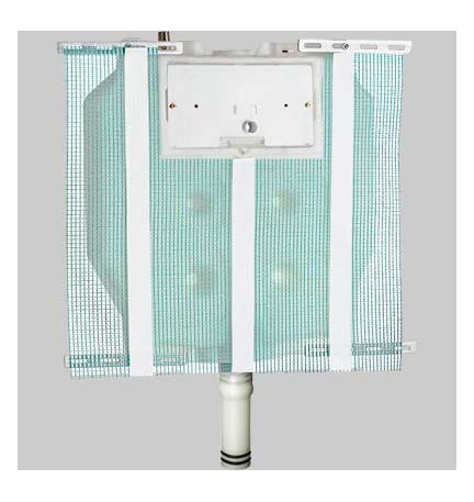 CASSETTA INCASSO SARA PNEUMATICA WC COMPL. DI PLACCA E TUBO 9 LT