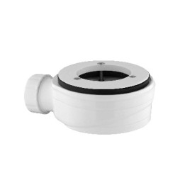 PILETTA SIFONATA LUX RIBASSATA 3 VITI UNIV. PER PIATTI DOCCIA STONE Diam. 90 Flangia acciaio inox
