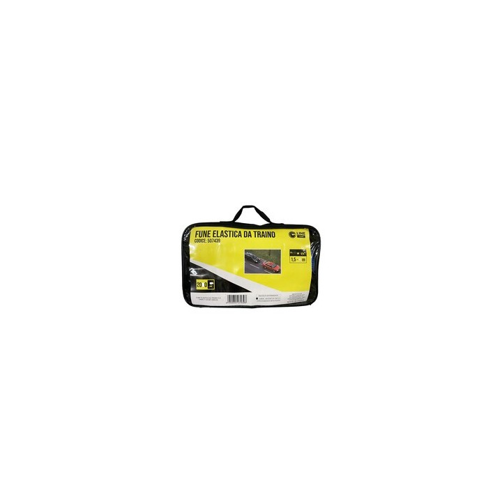 C FUNE ELASTICA DA TRAINO C/2 GANCI 1.5/4 M 2000KG