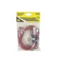 C SET 2 FUNI ELASTICHE D.8 C/2 GANCI FE 60 ROSSO