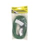 C SET 2 FUNI ELASTICHE D.8 C/2 GANCI FE 120 VERDE