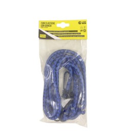 C SET 2 FUNI ELASTICHE D.8 C/2 GANCI FE 150 BLU