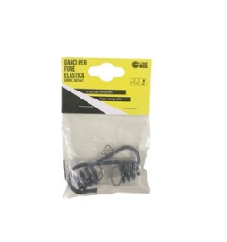 C SET 2 GANCI P/FUNE ELASTICA D.8MM