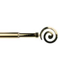 BASTONE METALLO D 12/9 70/120CM SPIRALE ORO