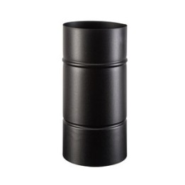 TUBO PORCELLANATO D 12 X H 25CM NERO OPACO CLASSIC