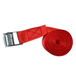 NASTRO DI FISSAGGIO CON FIBBIA mt.4 x mm 25 - verde - cf 1 pz