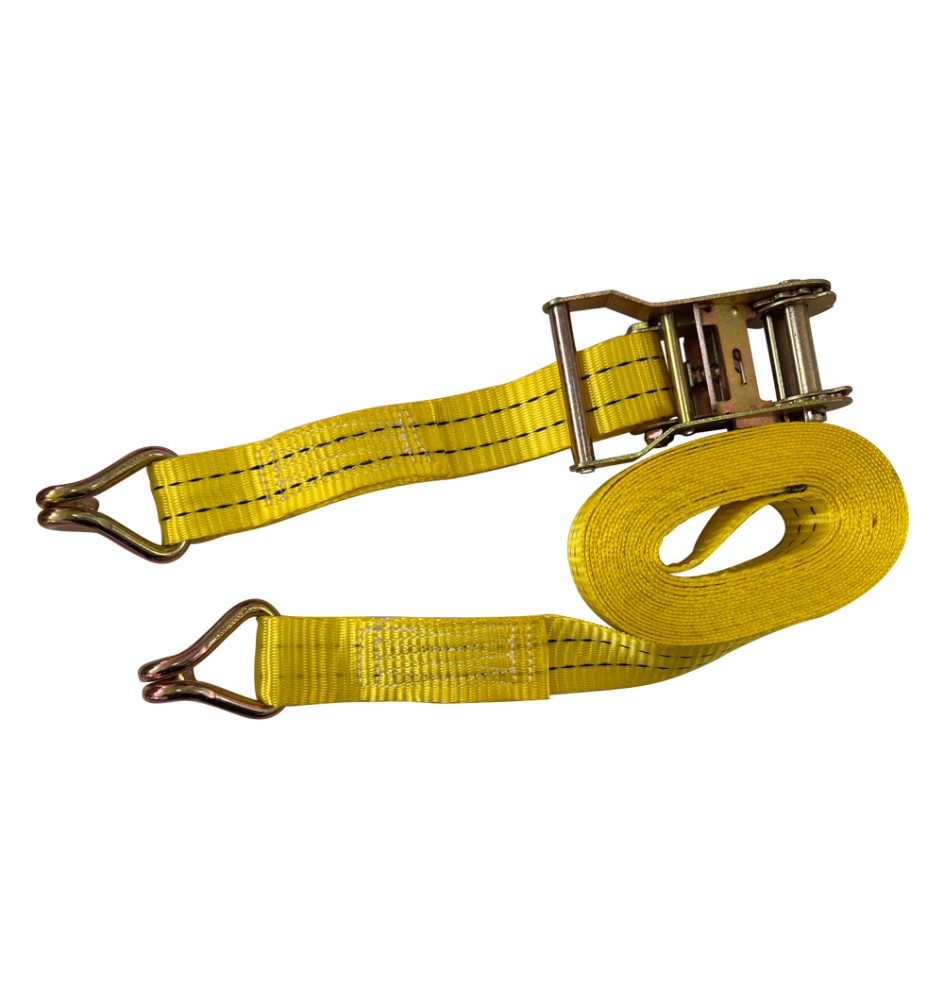 NASTRO DI ANCORAGGIO AD UNCINO mt. 6 x mm 38 - giallo