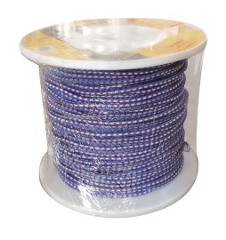 MOLLA ELASTICA LEGABAGAGLI IN BOBINA D. mm 8 x mt. 200 - col. blu