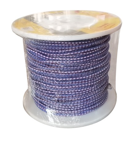 MOLLA ELASTICA LEGABAGAGLI IN BOBINA D. mm 8 x mt. 200 - col. blu