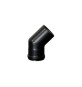 C CURVA A 45 P/STUFA A PELLET MAS/FEM D 10 CM