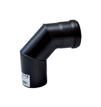 C CURVA A 90 P/STUFA A PELLET D 10 CM