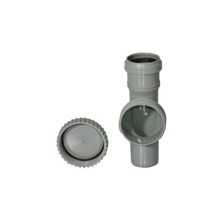 ISPEZIONE PP HTRE CON TAPPO TONDO FILETTATO VALSIR Diam. 50