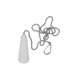 MANIGLIA BIANCA CON CATENELLA 70 CM -