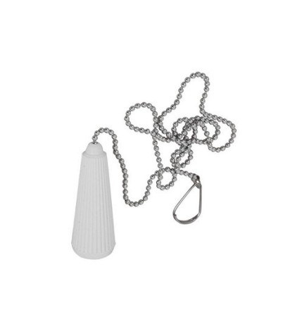 MANIGLIA BIANCA CON CATENELLA 70 CM -