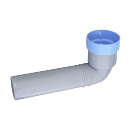 CURVA TECNICA PROLUNGATA SENZA MORSETTO CON TAPPO HTSW VALSIR Diam. 40/46