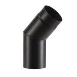 CURVA PORCELLANATA 45 D 12CM NERO OPACO TOP