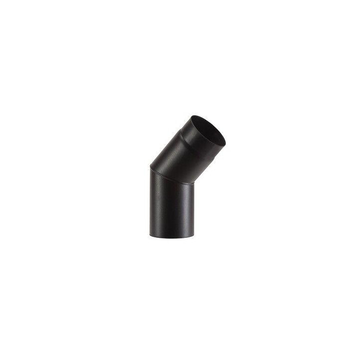 CURVA PORCELLANATA 45 D 12CM NERO OPACO TOP