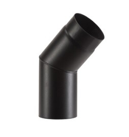 CURVA PORCELLANATA 45 D 15CM NERO OPACO TOP